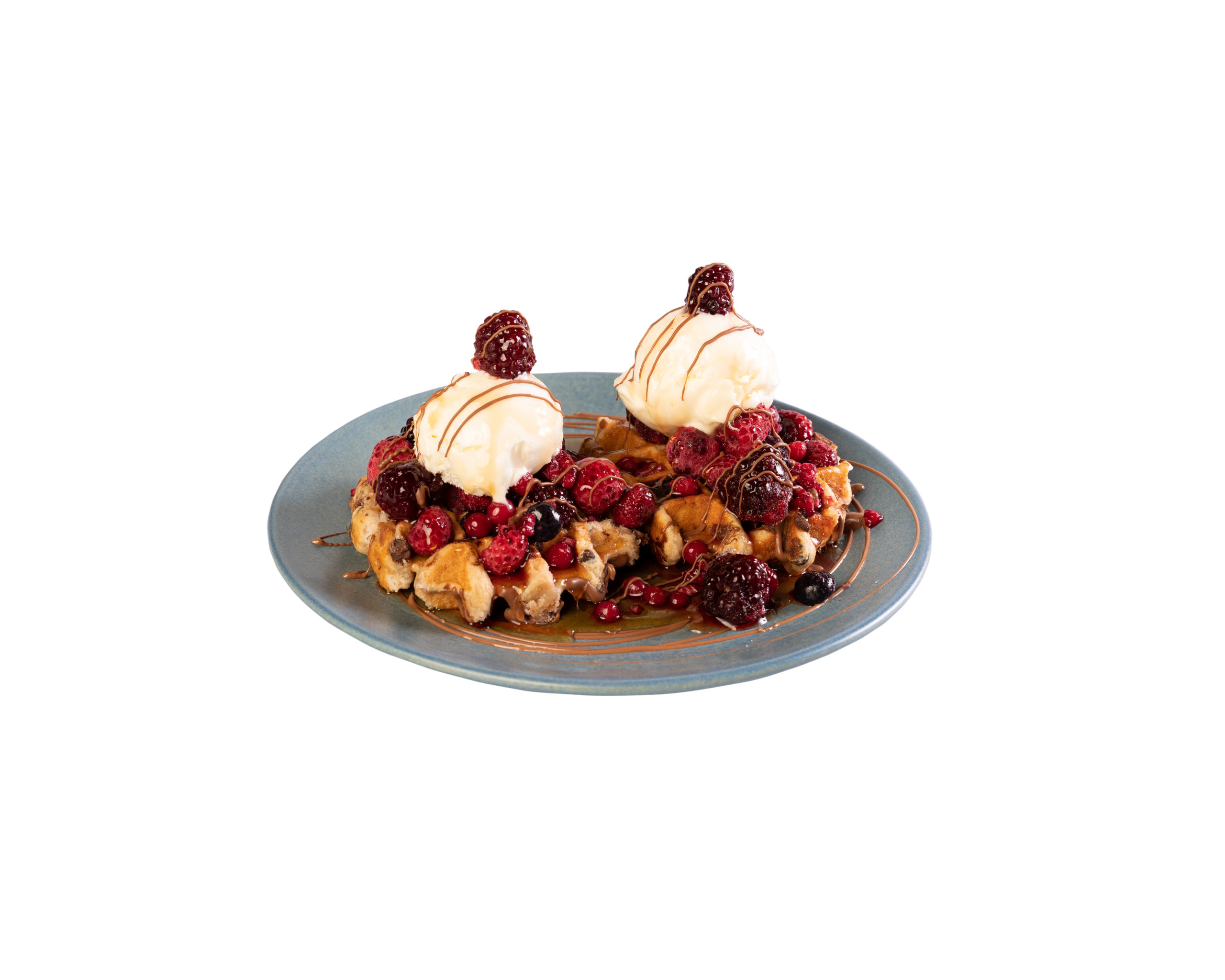 4. Mixed Berry Waffle for 2